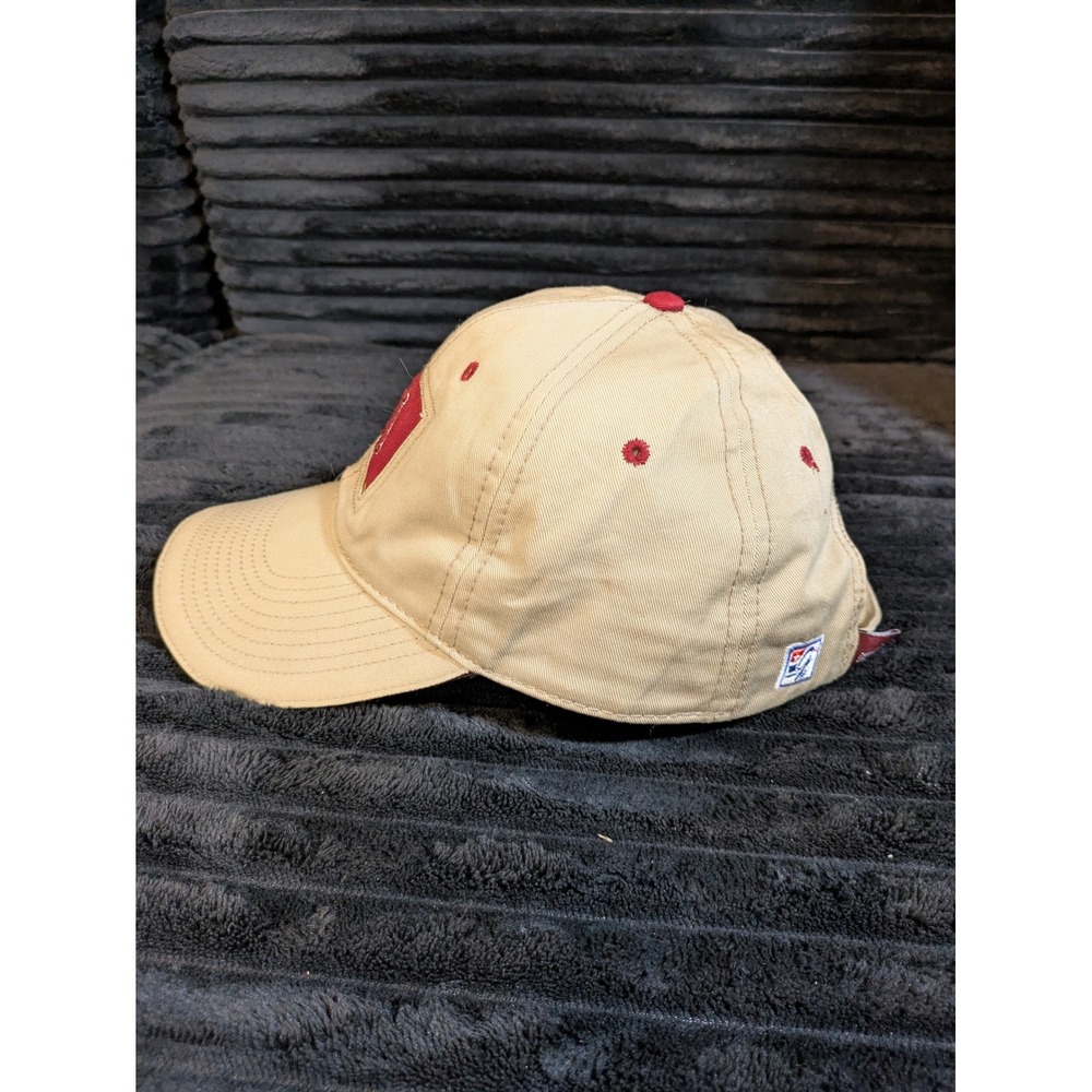 The Game Alabama Crimson Tide Hat Khaki Crimson Adjustable Strapback Cap Mens - Picture 3 of 9
